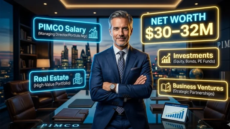 Christian Stracke net worth 2026 revealed: $30–32M wealth, salary details, real estate financial success. Conceptual image representing Christian Stracke net worth, featuring a luxury electric SUV on a futuristic road with infographic panels symbolizing diversified investments, portfolio growth, and financial success