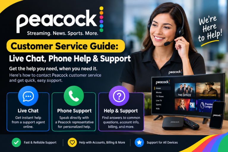 Peacock Customer Service